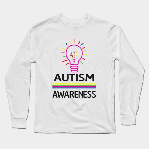 Autism Awareness Design Long Sleeve T-Shirt by 1FunLife